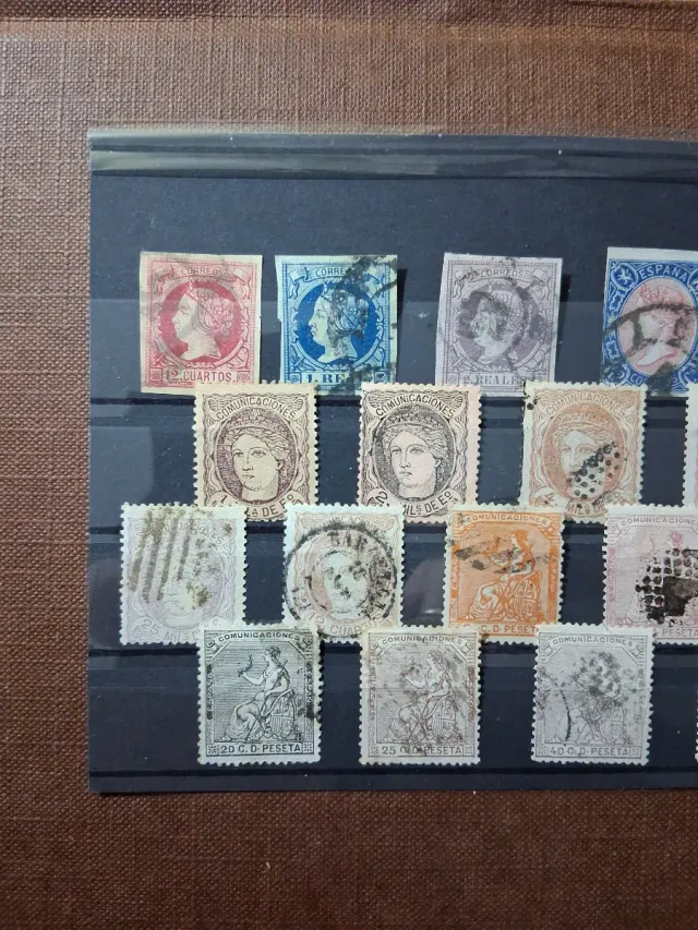 Sellos España 1860-1873 Auténticos