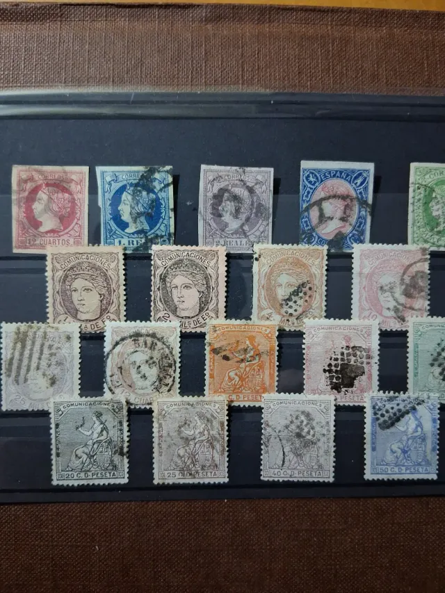 Sellos España 1860-1873 Auténticos
