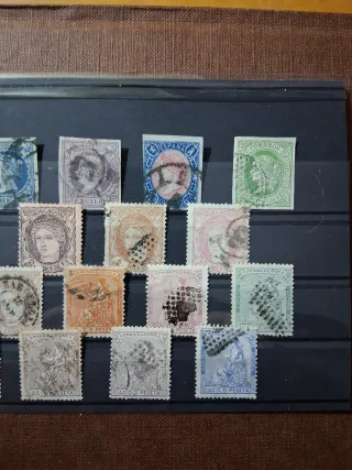 Sellos España 1860-1873 Auténticos