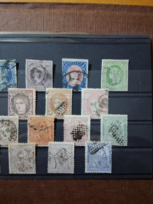 Sellos España 1860-1873 Auténticos