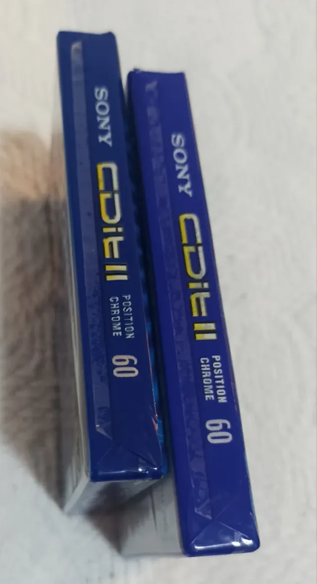 2 Cintas Cassette Sony CDit II Precintadas