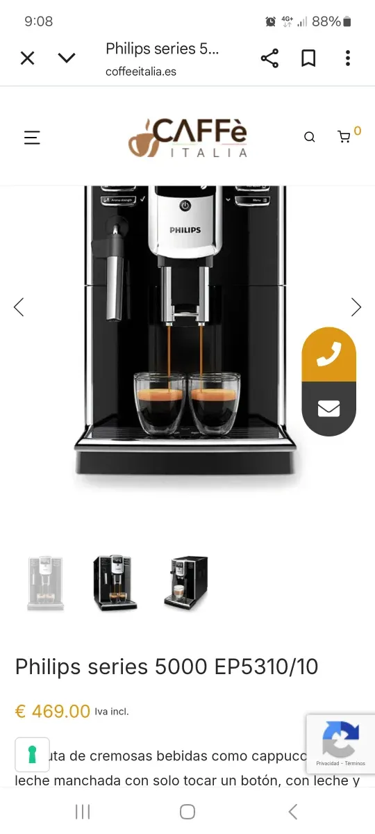 Cafetera Philips 5000 series NUEVA! Con garantía!