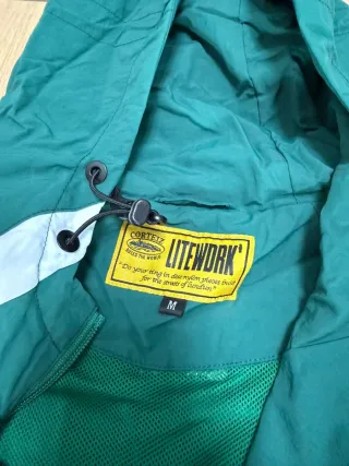 Spolverino uomo verde e bianco