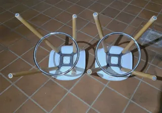 Taburetes Cocina Madera y Metal (2 uds)