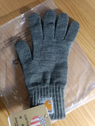 Guantes Carhartt grises sin estrenar
