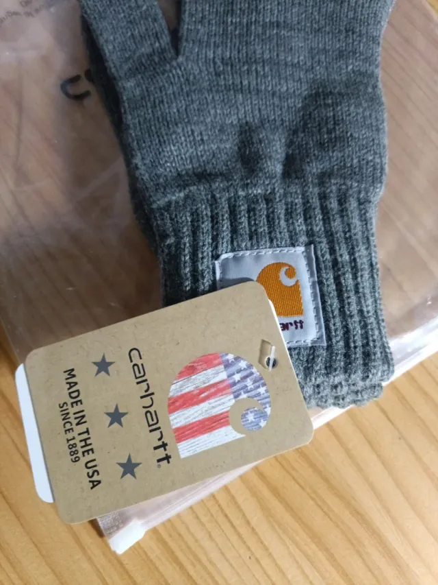 Guantes Carhartt grises sin estrenar