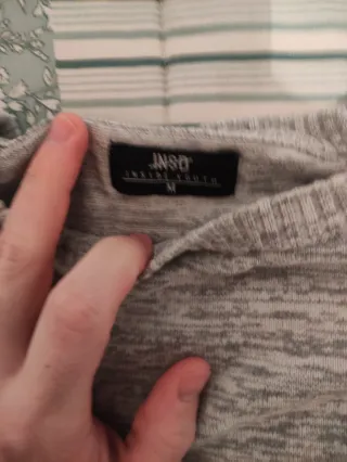 Jersey gris jaspeado talla m