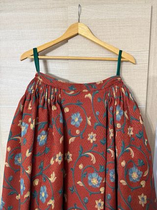 Falda fallera/huertana estampada