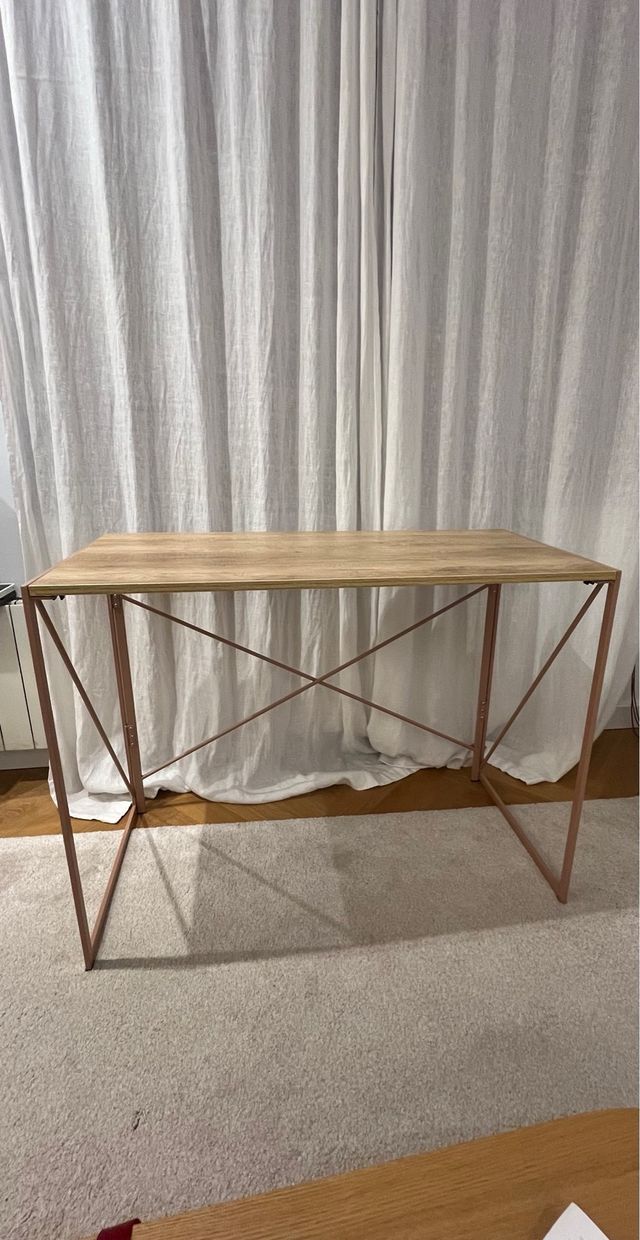 Escritorio infantil madera y metal