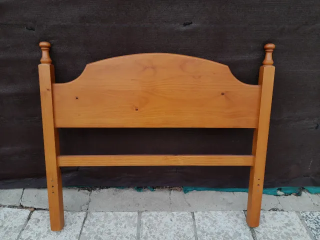 Cabecero de madera individual
