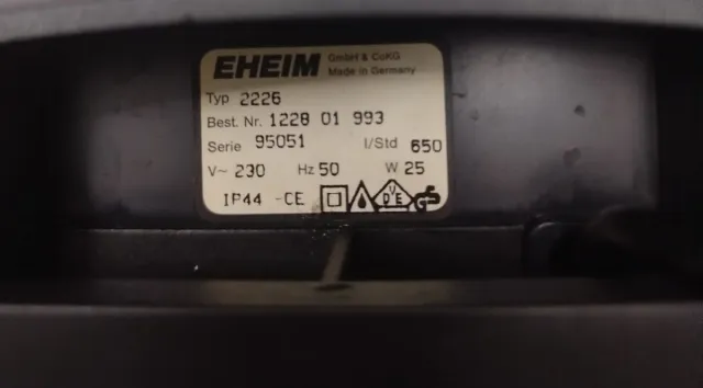Eheim 650 l/h filtro con Skimer separador