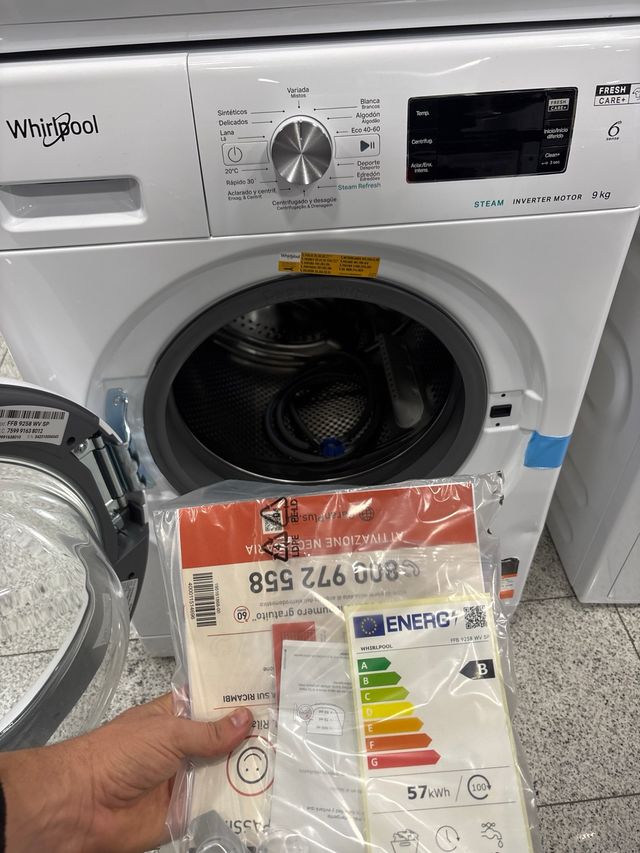 Lavadora Whirlpool 9kg 1200RPM FFB 9258 WV SP
