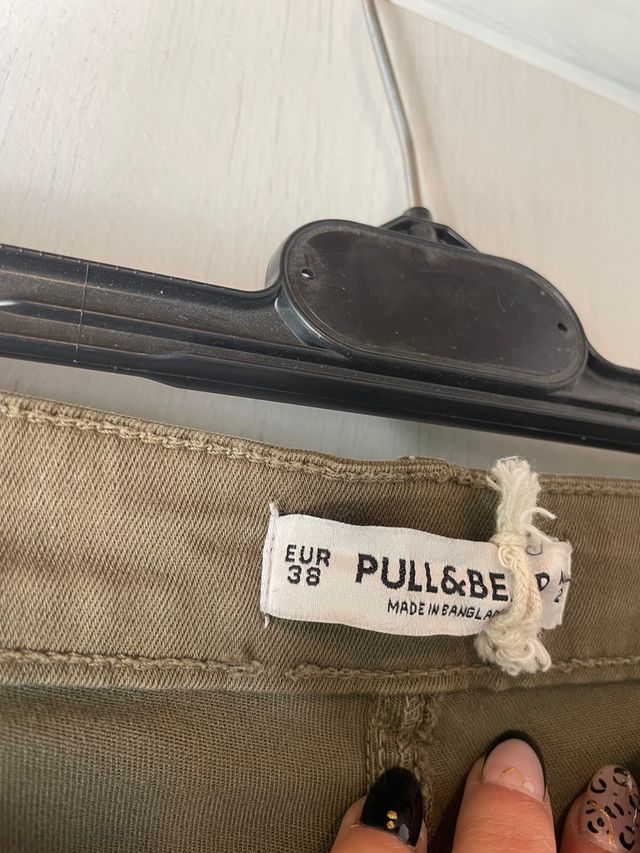 Pantalones cargo verde militar