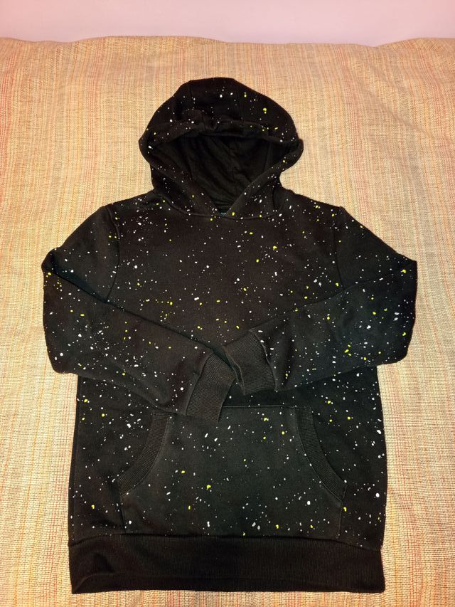 Sudadera Jordan Niño Negra Estampada