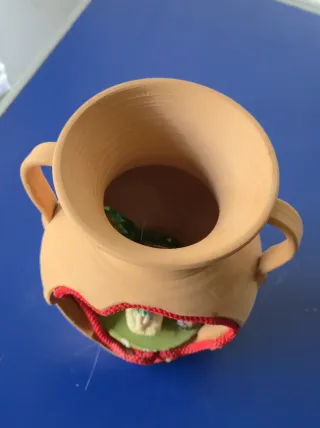 Presepe Natività in Anfora di Creta