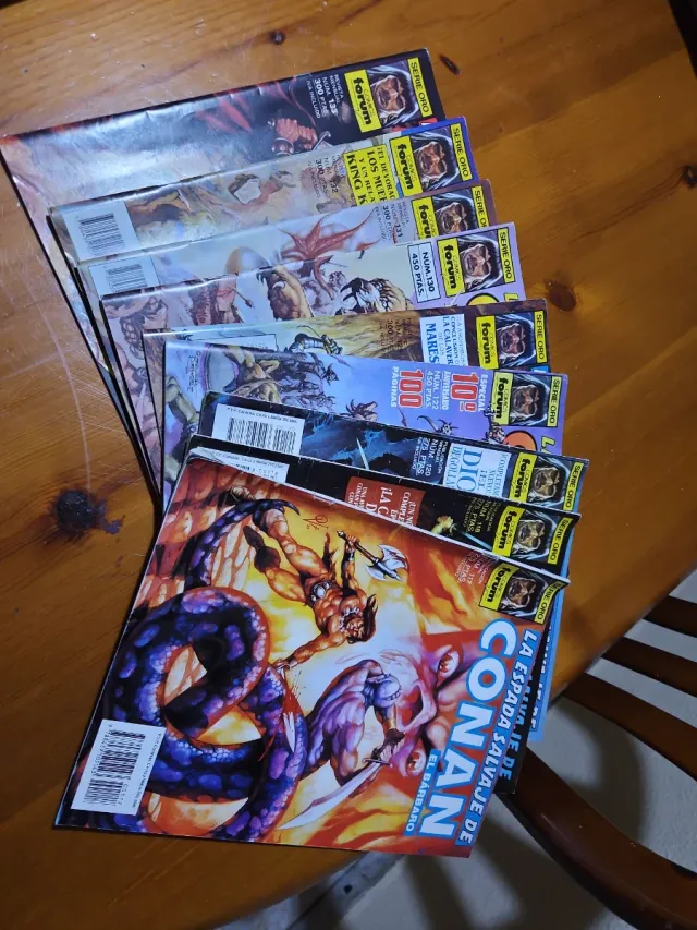 Lote 3 comics La Espada Salvaje de Conan