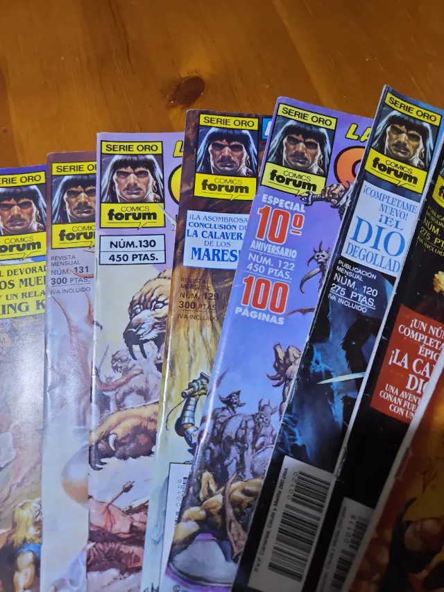 Lote 3 comics La Espada Salvaje de Conan