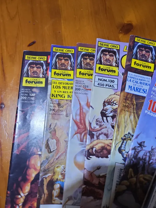 Lote 3 comics La Espada Salvaje de Conan