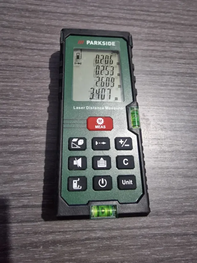 Medidor Láser Parkside Distancias