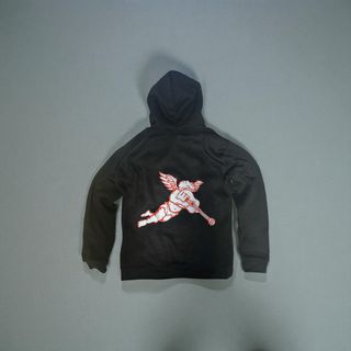 Sudadera Grief Negra Ángel Guitarra