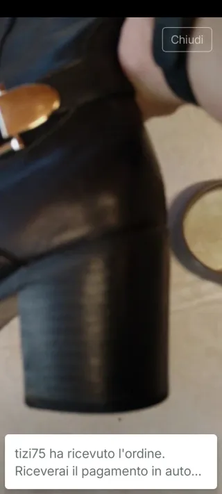 Stivali Primadonna neri con fibbia