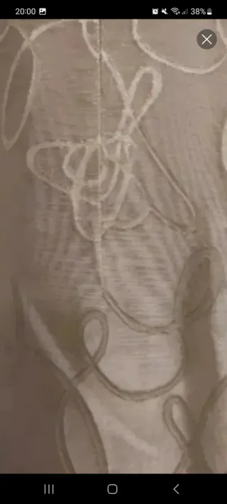 Vestido de fiesta plateado y blanco