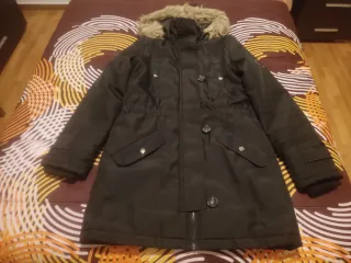 Abrigo negro mujer talla S