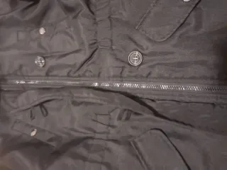 Abrigo negro mujer talla S