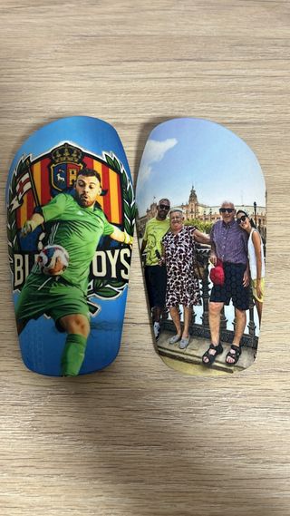 Espinilleras personalizadas fútbol