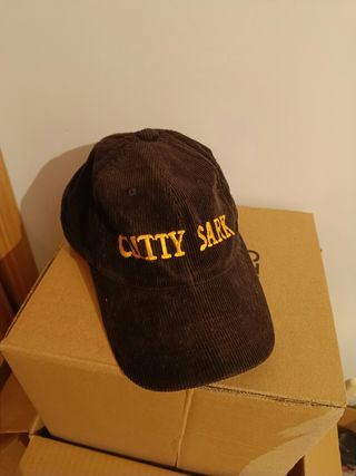 Gorra de pana Cutty Sark marrón