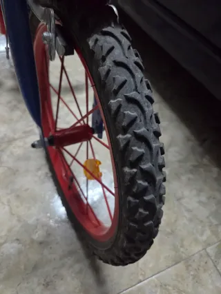 Bicicleta Spiderman Azul y Roja