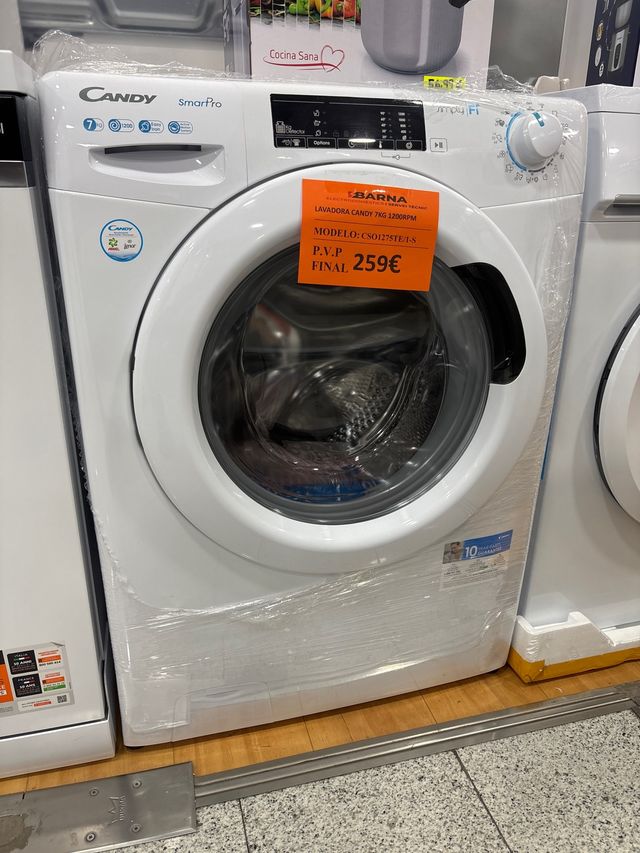 Lavadora Candy SmartPro 7kg 1200rpm