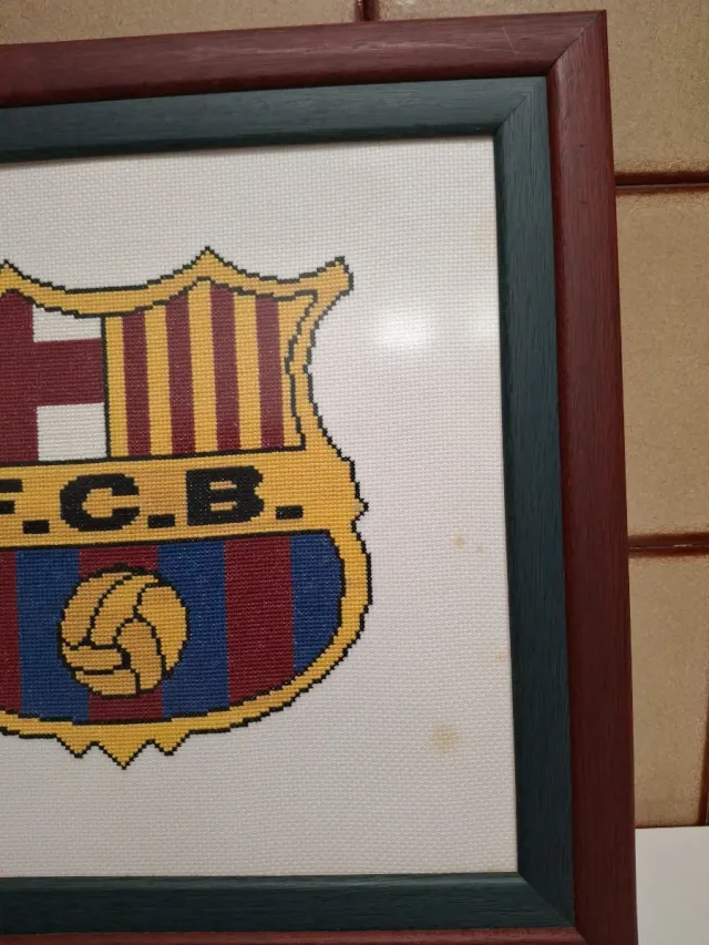 Cuadro FC Barcelona Punto de Cruz