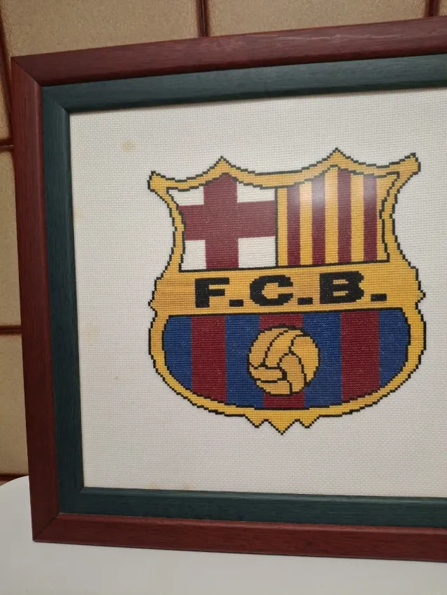 Cuadro FC Barcelona Punto de Cruz