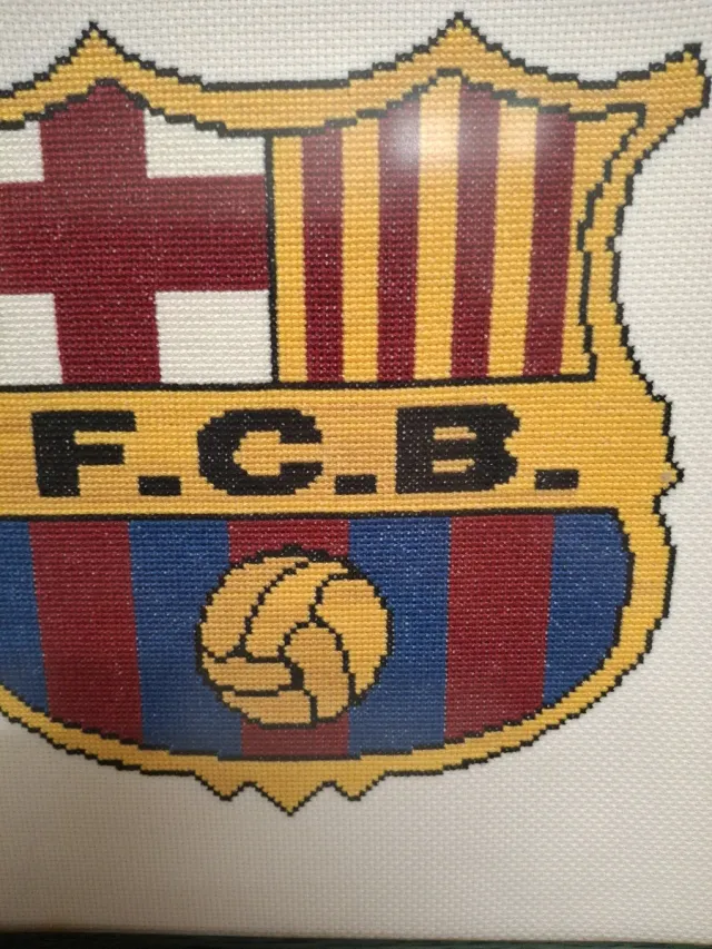 Cuadro FC Barcelona Punto de Cruz