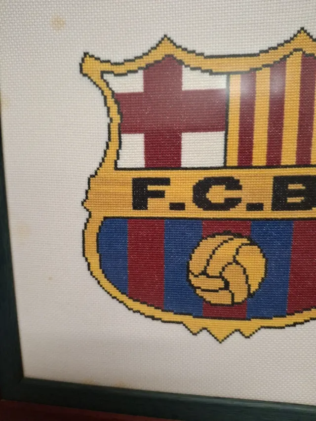 Cuadro FC Barcelona Punto de Cruz