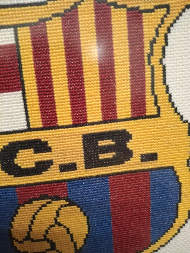 Cuadro FC Barcelona Punto de Cruz