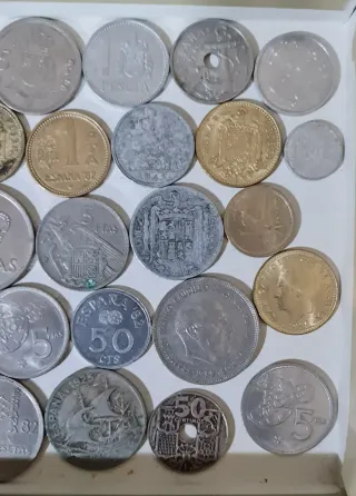 Colección monedas España variadas