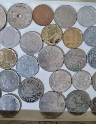 Colección monedas España variadas