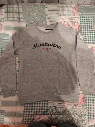 Sudadera gris piazza Italia talla m