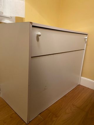 Arcón cabecero blanco