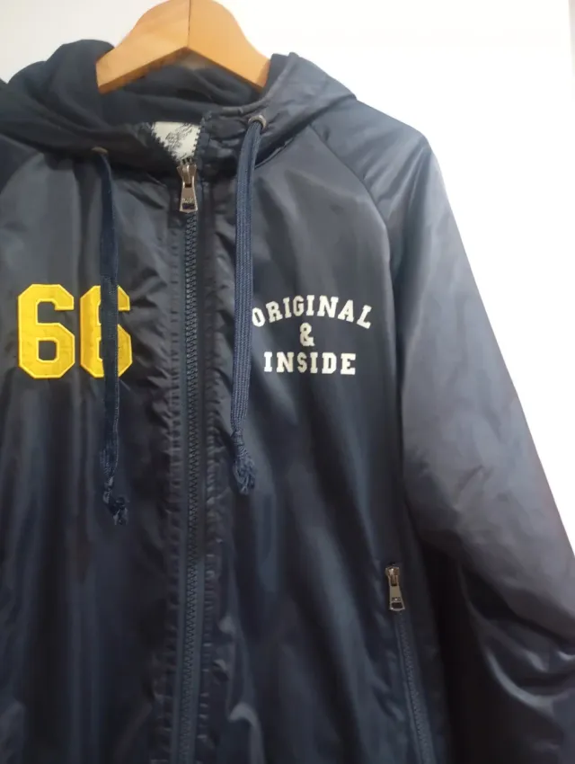 Cazadora hombre azul y amarilla Talla S