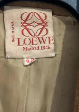 Abrigo Loewe Marrón