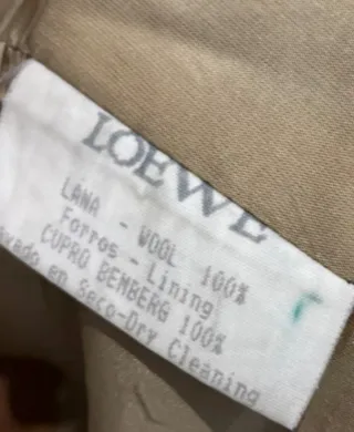 Abrigo Loewe Marrón