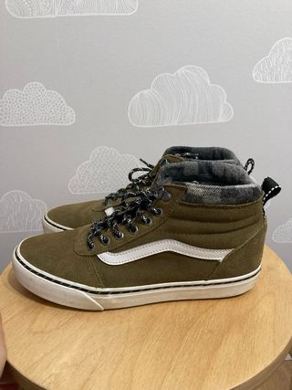 Botas Vans verdes talla 41