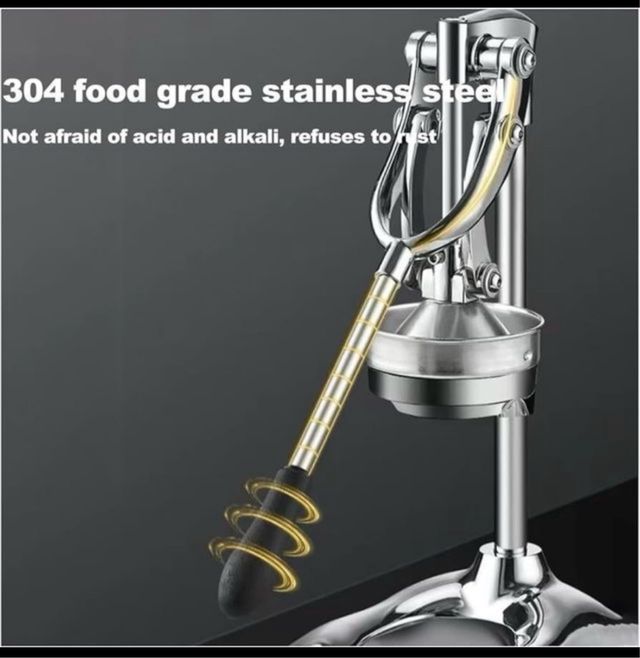 Exprimidor Manual Acero Inoxidable