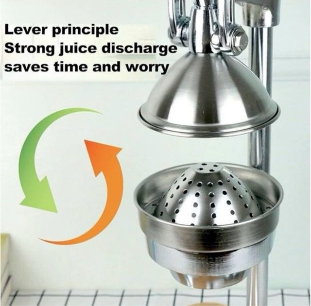Exprimidor Manual Acero Inoxidable