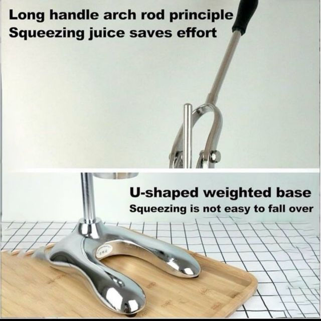 Exprimidor Manual Acero Inoxidable