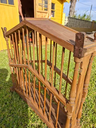 Platero antiguo de madera