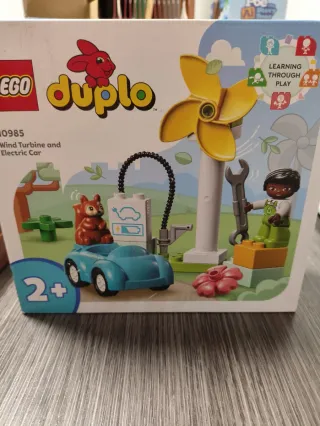 Lego Duplo Aerogenerador y Coche Eléctrico 10985